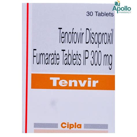 Tenvir 300 Tablet 30's Price, Uses, Side Effects, Composition - Apollo ...
