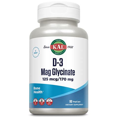 Kalvitamin D3 And Magnesium Glycinate Enhanced Absorption Formula With ...