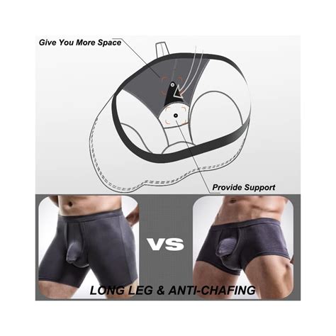 Ouruikia Men's Underwear Boxer Briefs Anti-Chafing India | Ubuy