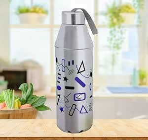 Hot & Cold Steel Double-Wall Vacuum Thermos Flask Water Bottle 1100 ml ...