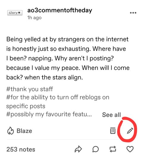 AO3 Comment of the Day