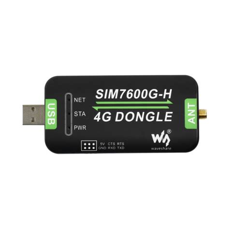 Waveshare SIM7600G-H 4G DONGLE with GNSS Global Band Support – Robocraze