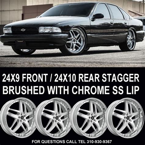 94 Impala Silver Rims With Old School 22” Impala SS 94 95 96