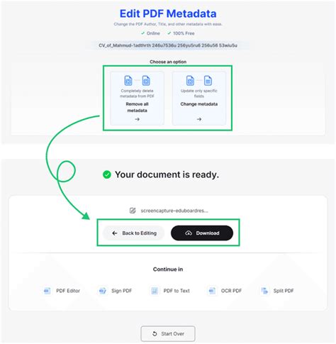 Image result for Edit PDF Metadata
