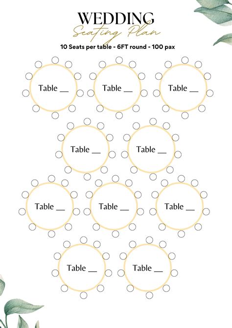 10 person round table wedding | Beachweddingtips.com