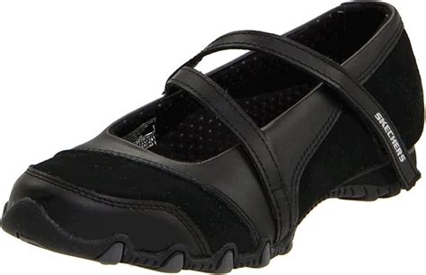 Skechers Women's Bikers Mary Jane Flat: Amazon.in: Shoes & Handbags