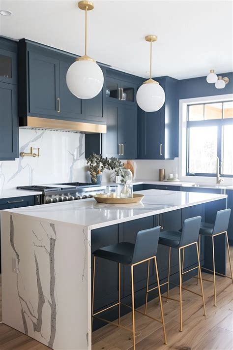 Navy Blue Kitchen