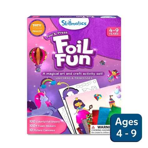 Foil Fun: Unicorns & Princesses | No Mess Art Kit (ages 4-9) – Skillmatics