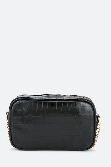 Buy Women Black Textured Casual Sling Bag Online - 788204 | Van Heusen