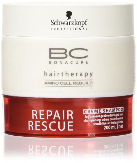 Schwarzkopf Professional Bonacure Repair Rescue Creme Shampoo - 200ml ...