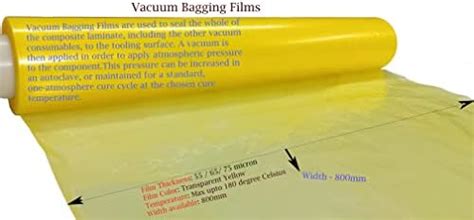 Vacuum Bagging Film 75 Micron (Yellow) WIDTH (800) MM 1 MTR @ FUNIQUE ...