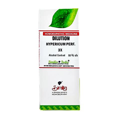 Hypericum Perforatum Homeopathy Dilution 6C, 30C, 200C, 1M, 10M ...