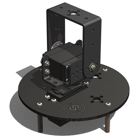 SunRobotics 2DOF Robotics Arm with ABS Circular Base and Aluminum Alloy ...