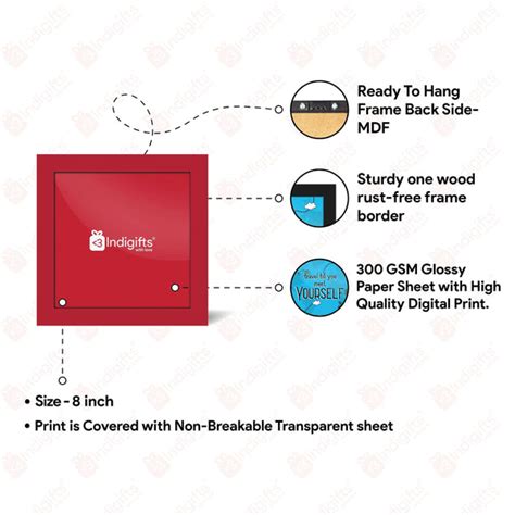 Uttar Pradesh Discovering India Doodle Print Photo Frame – Indigifts