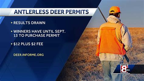 Results: Maine Anterless Deer Permit Lottery