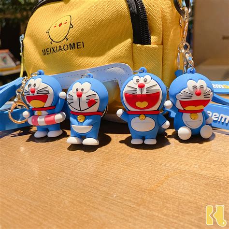 Buy Cartoon Cute Doraemon Keychain Creative Anime Cat Doraemon Children ...