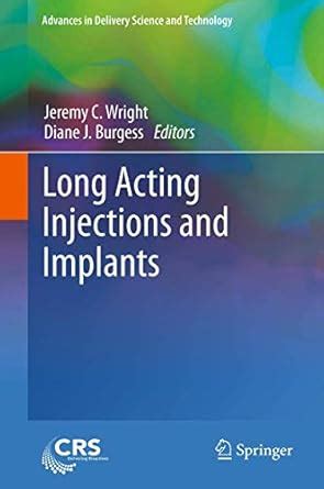 Buy Long Acting Injections and Implants (Advances in Delivery Science ...