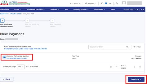 Challan Creation through PAN Login | Income Tax Department