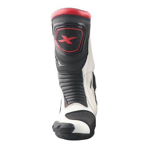 Axor Slipstream Pro Riding Boots - Black White Red – Arihant Helmets