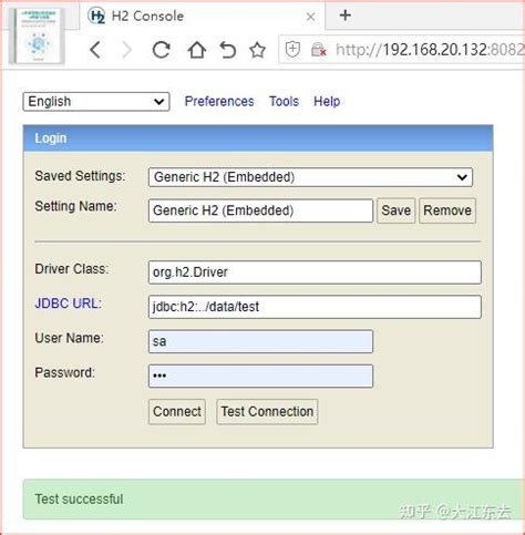 Java Connect to H2 DB in Linux 的图像结果