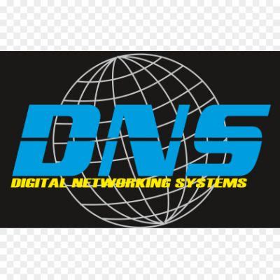 Domain Name System Logo Black Background - Pngsource