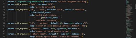 Python Argparse 的图像结果