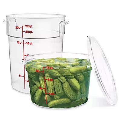 Round Food Storage Containers in Stock - ULINE