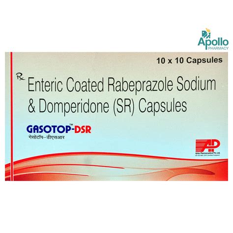 Gasotop DSR Capsule | Uses, Side Effects, Price | Apollo Pharmacy