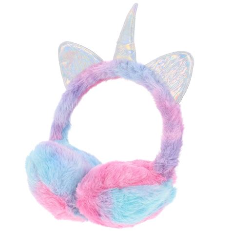 Earmuffs Earmuffs for Kids Girls Plush Earmuff Foldable Ear Muffs ...