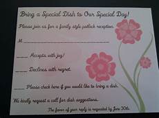 Potluck Wedding Invitation by Wedding Invitations The Diy Playground Potluck Wedding Invitation