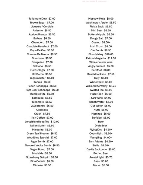 Online Menu of Woodbine Inn Restaurant, Woodbine, Maryland, 21797 - Zmenu