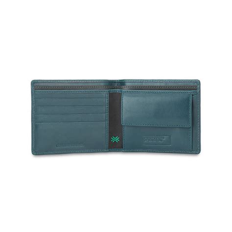 United Colors of Benetton Bron Men's Leather Global Coin Wallet — BAGLINE