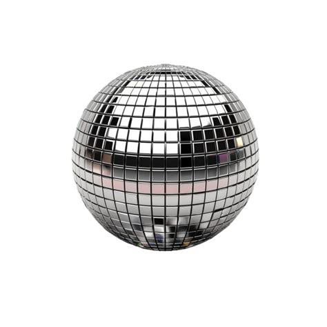 A disco ball on a transparent background. 46449444 PNG