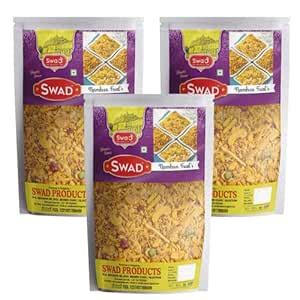 Swad Products | Namkeen Treat's | 1.2Kg (Pack of 400 Gms x 3 ...
