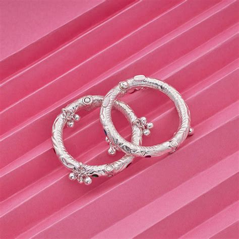 SILVER BEADS KID'S ANKLET – Aira by Navrathan