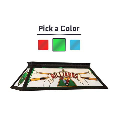44″ Tiffany Vintage Pool Table Light with Kd Frame - Dads Heaven