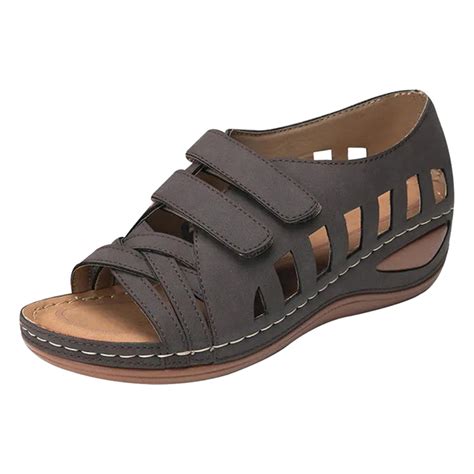 GHIIYER Womens Extra Wide Sandals Size 12 Women's Sandals Shoes Wedges ...