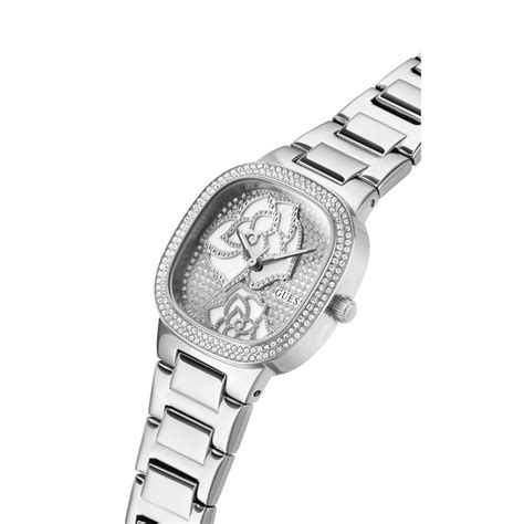 Guess Silver Square Dial Quartz Analog Women Watch - GW0544L1 - At JUST ...