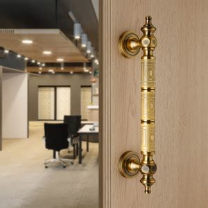 LAPO LAPO S-08 Main 12 inches, Antique Finish Brass Door Handle Price ...
