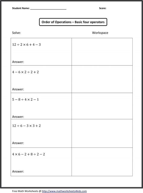 Image result for Math Antics Equations Worksheet