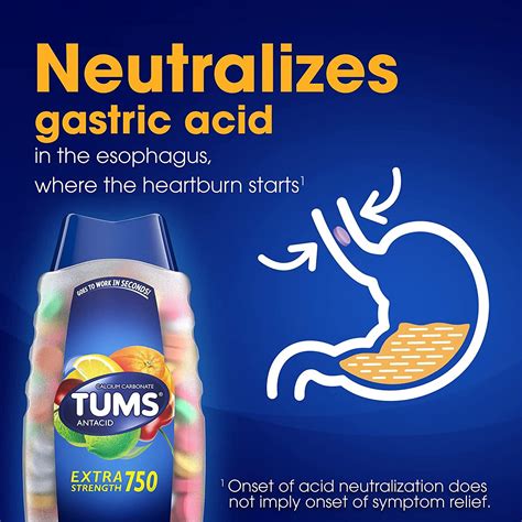 TUMS Extra Strength Antacid Tablets - Chewable Heartburn & Acid Indigestion Relief - 330 Count ...