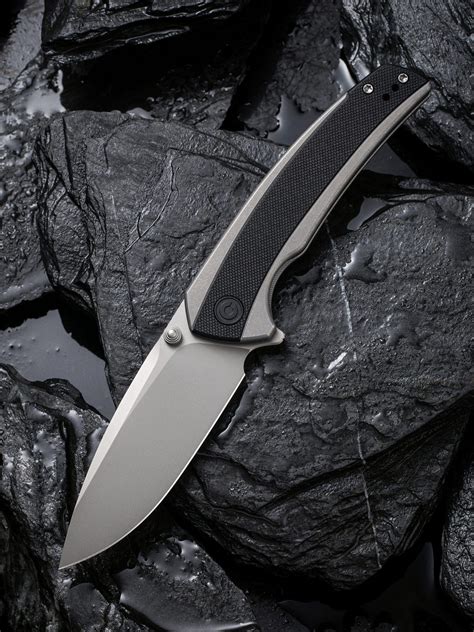 CIVIVI TERAXE Flipper Nitro-V Steel Black G10 Inlay C20036-3