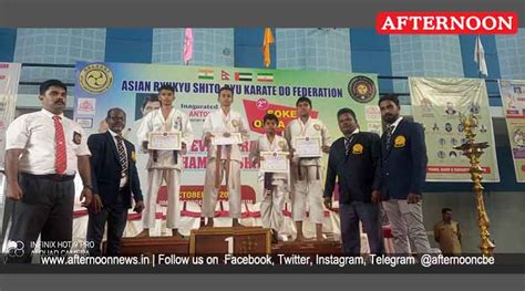 Asian Ryukyu Shito Ryu Karate Do Federation organised Asian Level ...