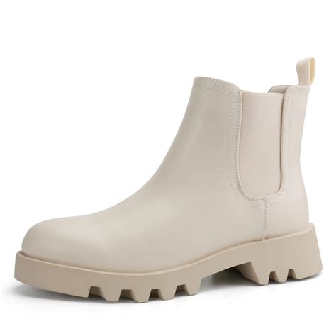 firelli Women Ankle Booties Chelsea Combat Boots Slip On Winter Booties ...