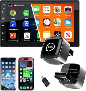 EXBLACK 1 Year Warranty Latest 2025 Wireless Carplay and Android Auto ...