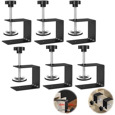 Serplex® 2Pcs Woodwork Clamps Stainless Steel C Shaped Clamps Wooden ...