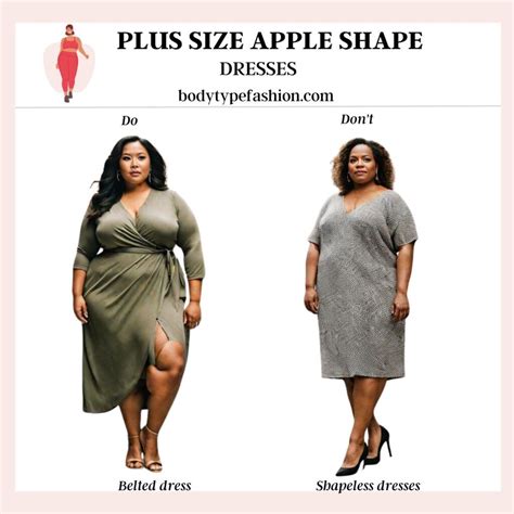 Belted dress | Apple body shape outfits, Dresses for apple shape, Apple ...