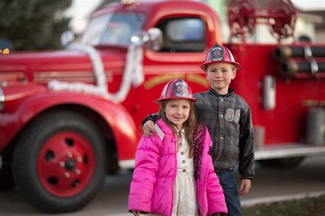 Photo Gallery • Kids enjoying MVFP antique fire truck.