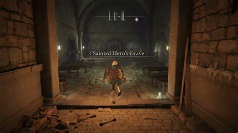 Elden Ring Get to Sainted Hero Grave Site of Grace and Black Knife ...