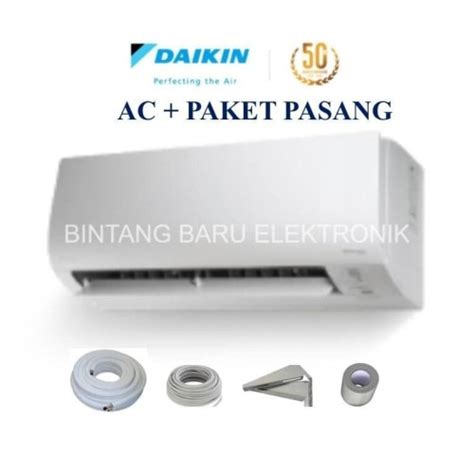 Jual AC DAIKIN FLASH INVERTER 1,5 PK 1,5PK FTKQ35UVM4 + PAKET PASANG ...